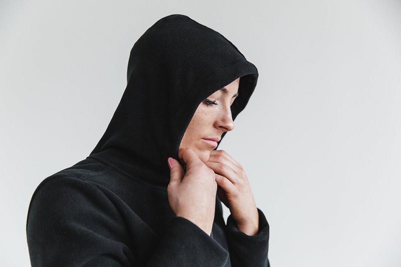 Nobull WoArctic Pullover Women's Hoodie Black | USA W2180N